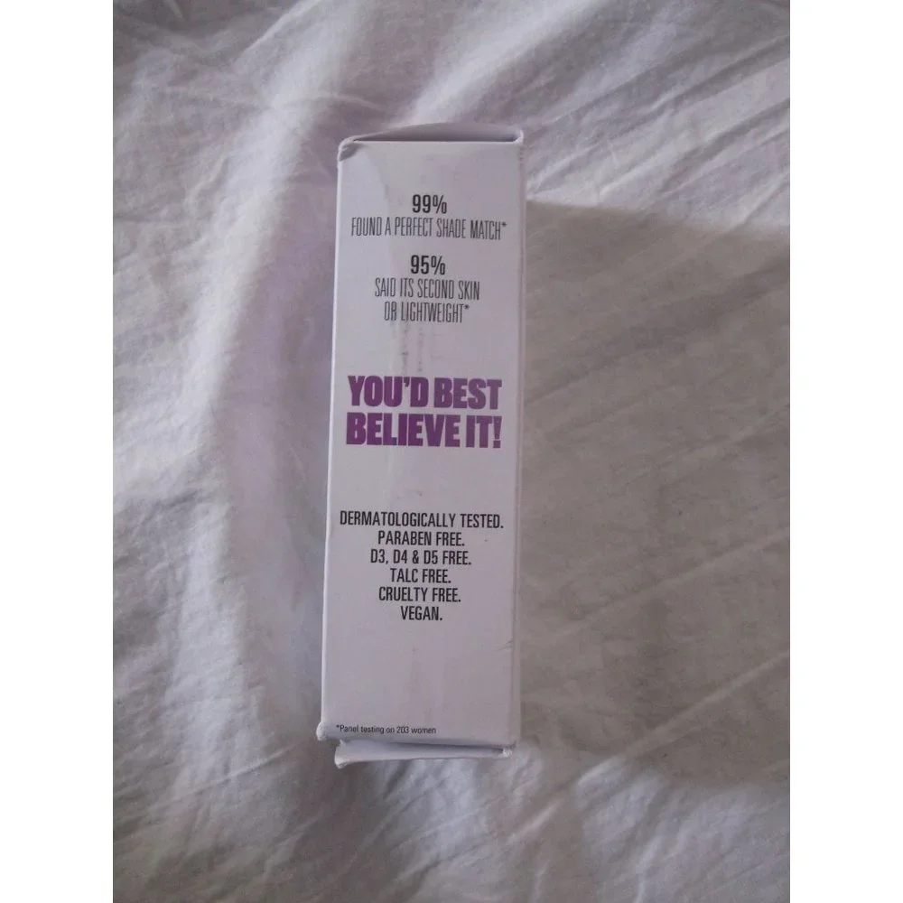 UOMA Beauty Say What?! Weightless Matte Hydrating Foundation White Pearl T2C 1oz